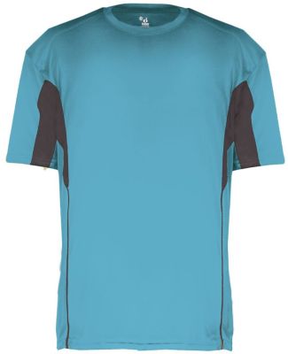 2147 Badger Drive Youth Short Sleeve Tee Columbia Blue/ Graphite