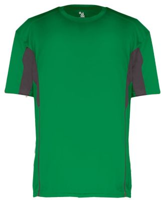 2147 Badger Drive Youth Short Sleeve Tee Kelly Green/ Graphite