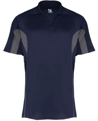 3346 Badger Men's Drive Performance Polo in Navy/ graphite