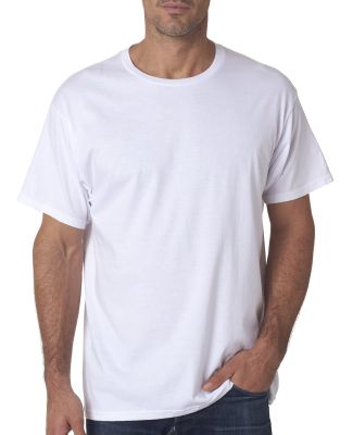 B5000 Bayside Adult Jersey Cotton Tee in White