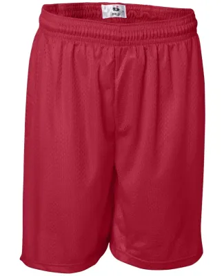7207 Badger Adult Mesh/Tricot 7-Inch Shorts Red
