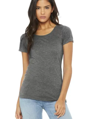 BELLA 8413 Womens Tri-blend T-shirt in Grey triblend