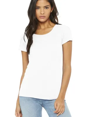 BELLA 8413 Womens Tri-blend T-shirt SOLID WHT TRBLND