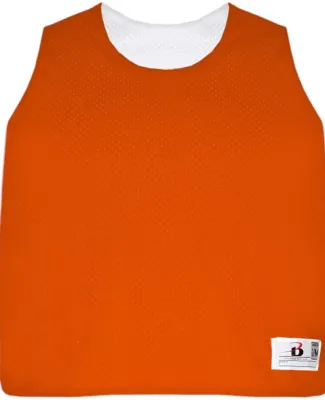 8960 Badger Ladies' Lacrosse Practice Jersey Burnt Orange/ White