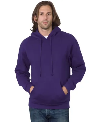 B960 Bayside Cotton Poly Hoodie S - 6XL  in Purple