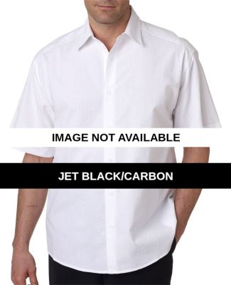 CM602 Cubavera Adult Sand Dune Textured Camp Shirt Jet Black/Carbon