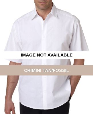 CM602 Cubavera Adult Sand Dune Textured Camp Shirt Crimini Tan/Fossil