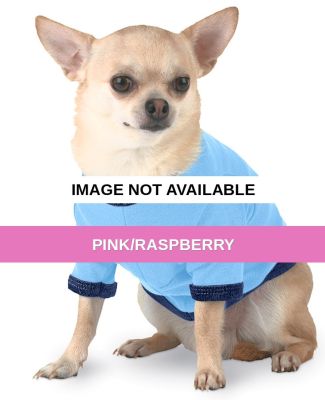 D3900 Doggie Skins Baby Rib Ringer Tee Pink/Raspberry