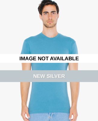 American Apparel 6401 Unisex Summer Tee New Silver