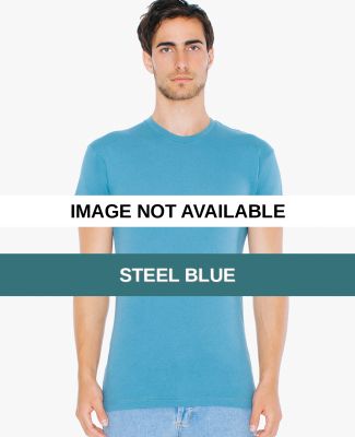 American Apparel 6401 Unisex Summer Tee Steel Blue