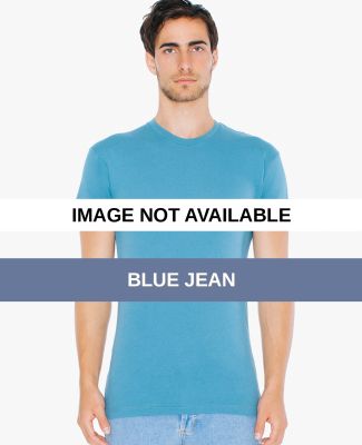 American Apparel 6401 Unisex Summer Tee Blue Jean