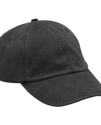 Adams EP101 Twill Pigment-dyed Dad Hat in Black
