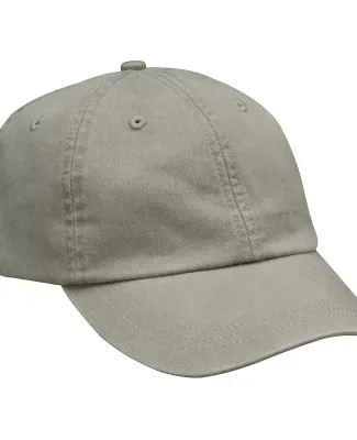 Adams EP101 Twill Pigment-dyed Dad Hat in Stone