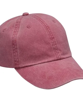 Adams EP101 Twill Pigment-dyed Dad Hat in Nautical red