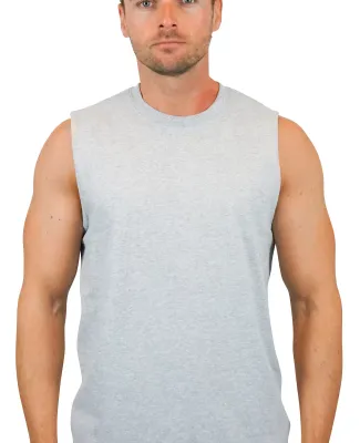 2700 Gildan Adult Ultra Cotton Sleeveless T-Shirt SPORT GREY