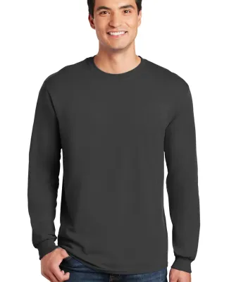 5400 Gildan Adult Heavy Cotton Long-Sleeve T-Shirt in Charcoal