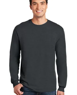 5400 Gildan Adult Heavy Cotton Long-Sleeve T-Shirt in Dark heather