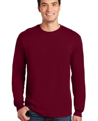 5400 Gildan Adult Heavy Cotton Long-Sleeve T-Shirt in Garnet