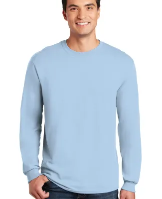 5400 Gildan Adult Heavy Cotton Long-Sleeve T-Shirt in Light blue