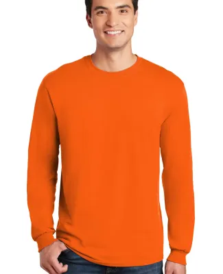 5400 Gildan Adult Heavy Cotton Long-Sleeve T-Shirt in Orange