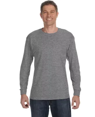 5400 Gildan Adult Heavy Cotton Long-Sleeve T-Shirt in Graphite heather