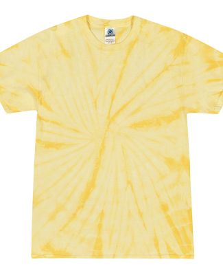 H1000b tie dye Youth Tie-Dyed Cotton Tee in Spider dandelion
