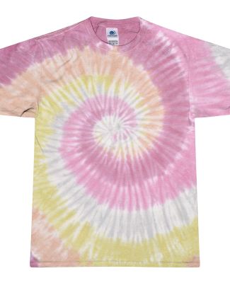 H1000b tie dye Youth Tie-Dyed Cotton Tee in Desert rose