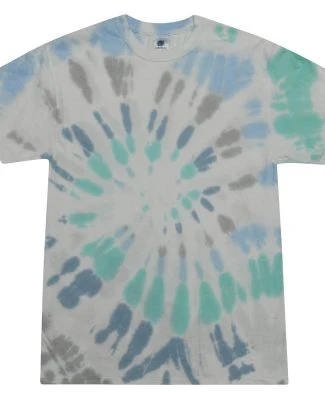 H1000b tie dye Youth Tie-Dyed Cotton Tee in Glacier