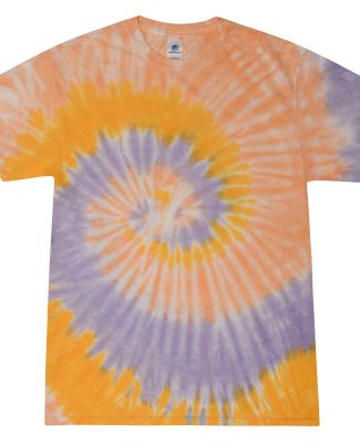 H1000b tie dye Youth Tie-Dyed Cotton Tee in Sunflower
