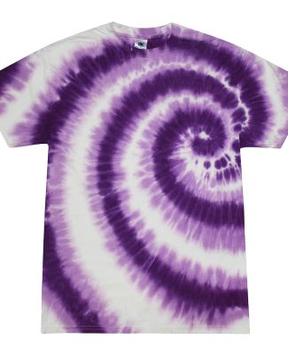 H1000b tie dye Youth Tie-Dyed Cotton Tee in Swirl purple