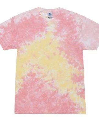 H1000b tie dye Youth Tie-Dyed Cotton Tee in Funnel cake