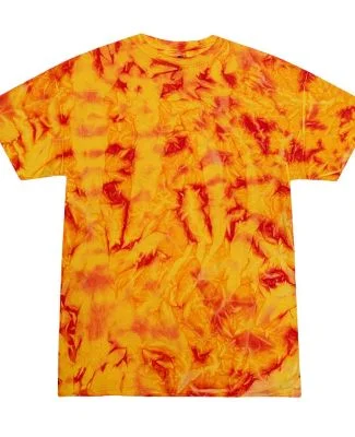 H1000b tie dye Youth Tie-Dyed Cotton Tee in Fire