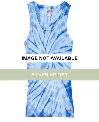 H3000b tie dye 100% Cotton Youth Soffe Tank Tops Silver Spider