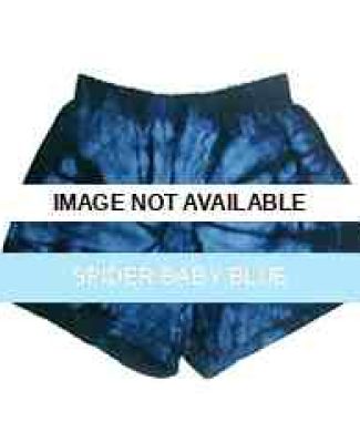 CD4000 tie dye 100% Cotton Adult Soffe Shorts SPIDER BABY BLUE