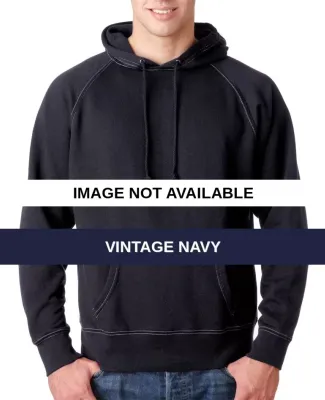 J8863 J-America Adult Vintage Contrast Stitch Hood Vintage Navy