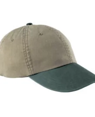 Adams LP102 Khaki Two-Tone Optimum Dad Hat Khaki/Forest