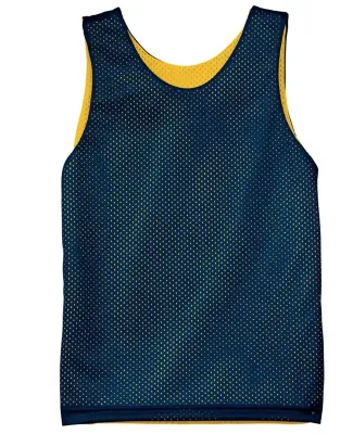 N2206 A4 Youth Reversible Mesh Tank NAVY/ GOLD