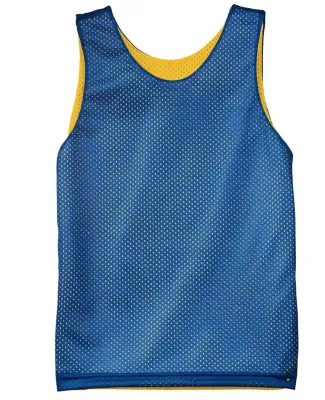 N2206 A4 Youth Reversible Mesh Tank ROYAL/ GOLD