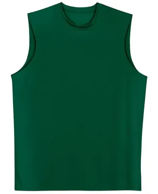 N2295 A4 Cooling Performance Muscle Shirt FOREST GREEN