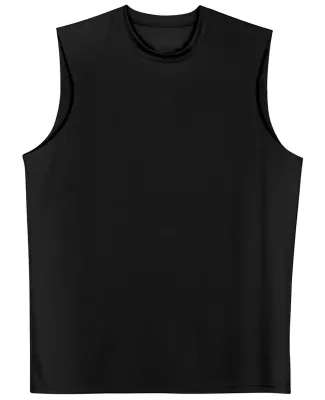 N2295 A4 Cooling Performance Muscle Shirt BLACK