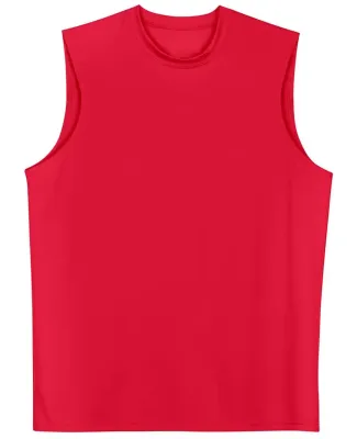 N2295 A4 Cooling Performance Muscle Shirt SCARLET