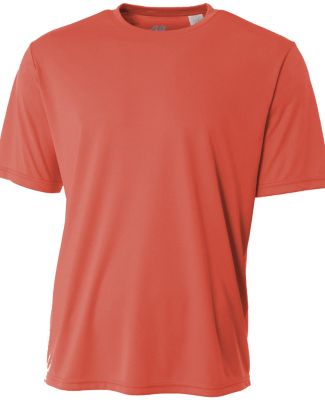 A4 N3142 Adult Cooling Performance Crew Tee in Coral