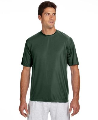 A4 N3142 Adult Cooling Performance Crew Tee in Forest green