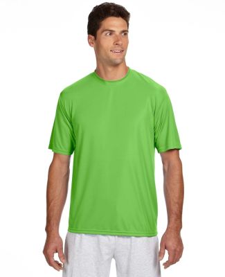 A4 N3142 Adult Cooling Performance Crew Tee in Lime