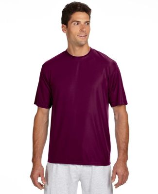 A4 N3142 Adult Cooling Performance Crew Tee in Maroon