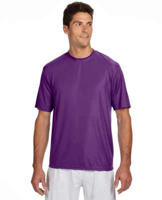 A4 N3142 Adult Cooling Performance Crew Tee in Purple