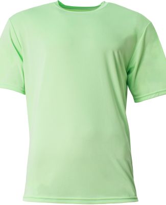 A4 N3142 Adult Cooling Performance Crew Tee in Light lime