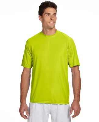 N3142 A4 Adult Cooling Performance Crew Tee SAFETY YELLOW