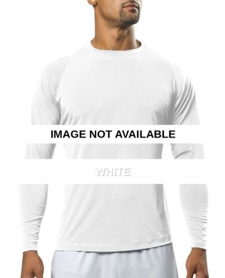 N3214 A4 2-way Stretch Long Sleeve Performance Tee White