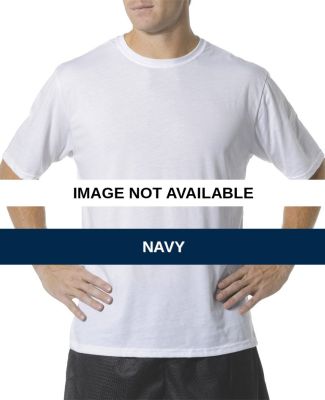 N3230 A4 Fusion Cotton Short Sleeve Crew Navy